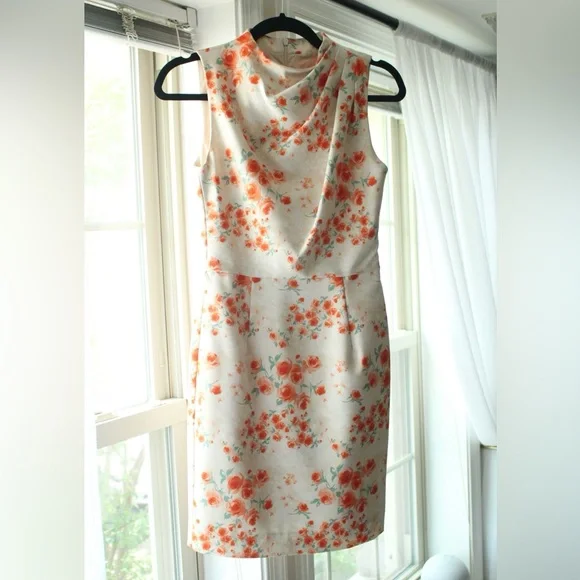 NWOT BLACK HALO Corrine Floral Sheath Dress (Size 0/XS) - Picture 5 of 8